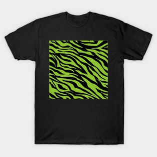 Tiger Print Green T-Shirt